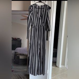 Black and White striped jumper